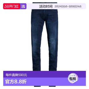 1h可退 香港直邮Replay 男士 牛仔长裤 blue蓝色 舒适时尚牛仔裤