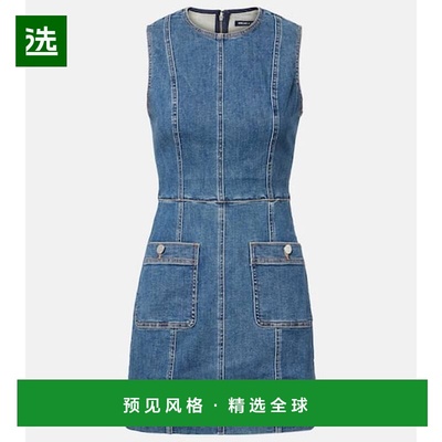 1h可退 香港直邮VERONICA BEARD 女士 Zaire 牛仔迷你连衣裙
