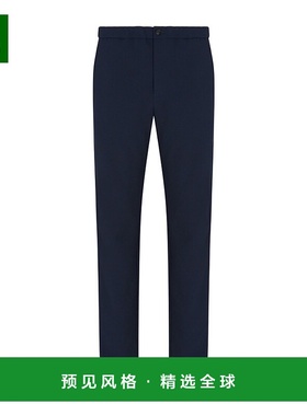 香港直邮Emporio Armani 绉纱平纹布长裤 EM001611TE14101休闲裤