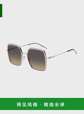 欧洲直邮HUGO BOSS雨果BOSS BLACK 粉色醋酸纤维和银钢太阳镜