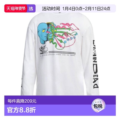 1h可退 香港直邮Brain Dead 男士 T恤 white白色 舒适时尚