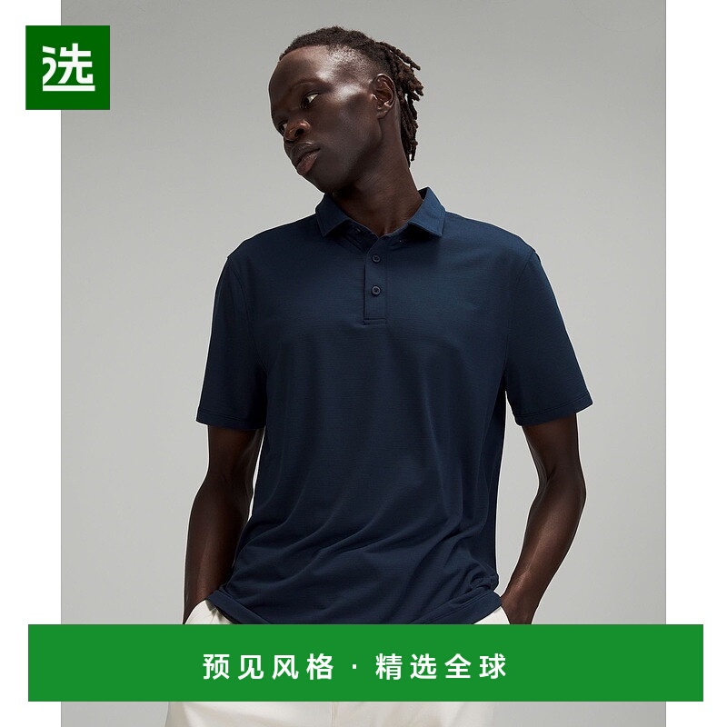 1h可退 欧洲直邮LULULEMON露露乐檬 Evolution短袖Polo衫高尔夫