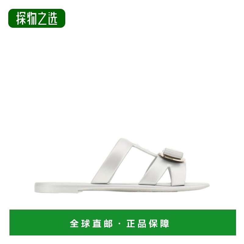 香港直邮Salvatore Ferragamo 圆头平底凉拖鞋 01J325凉鞋