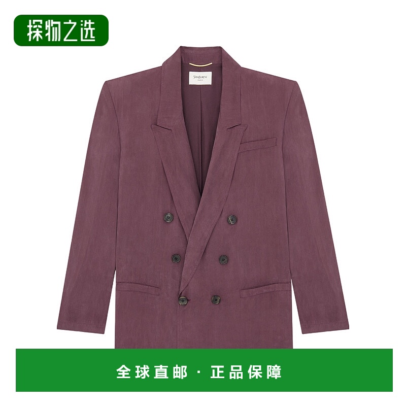香港直邮Saint Laurent 翻领长袖西装外套 851026Y6J78