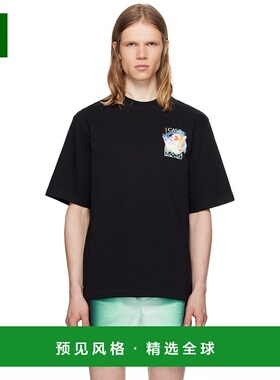 1h可退 香港直邮Casablanca 男士 黑色 Galactic Connection T 恤