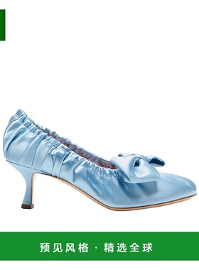 香港直邮Acne Studios 缎面蝴蝶结一脚蹬高跟鞋 AD0797