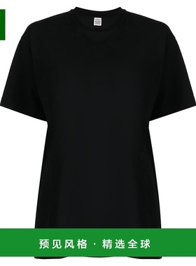 1h可退 香港直邮TOTÊME 女士 TOTEME PRE and Polos T恤黑色T恤 2