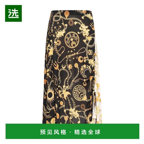 香港直邮Marine Serre 徽标半身裙 S096SS23Wa字裙
