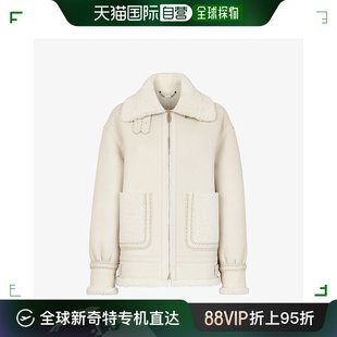 白色羊毛皮夹克 欧洲直邮FENDI 芬迪