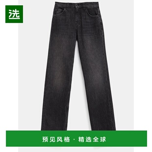 1h可退 香港直邮The Row 女士 ROW MAIN 黑色牛仔裤 6516W4136