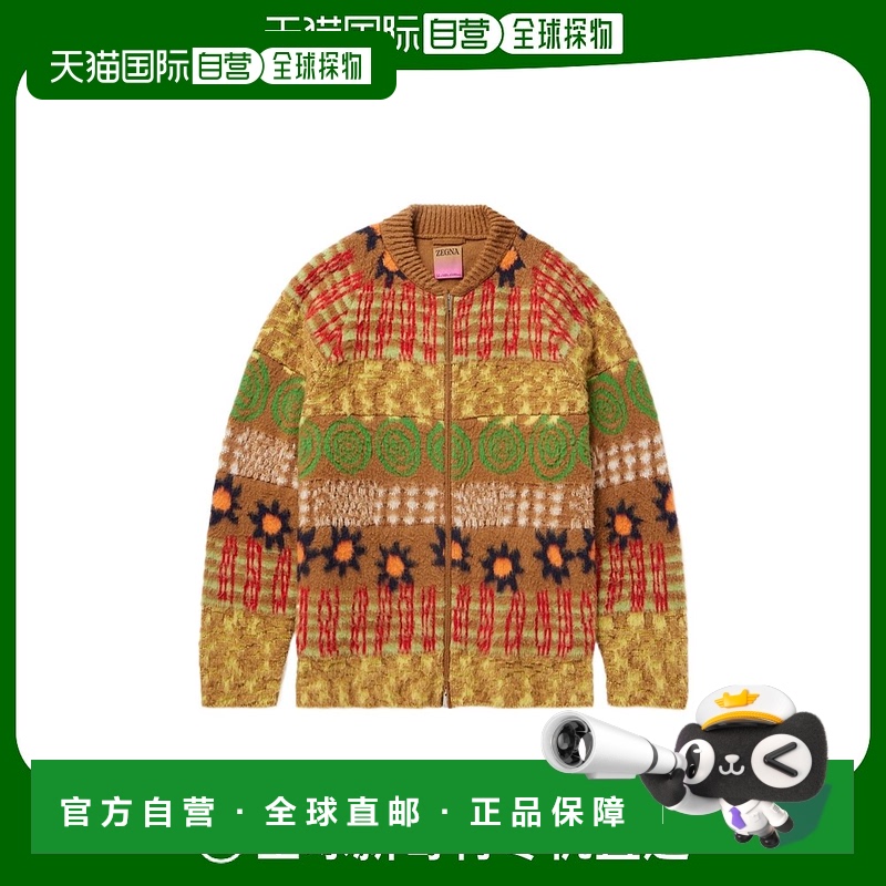 【99新未使用】香港直邮Zegna 拉链开衫 TCS70A6OWR