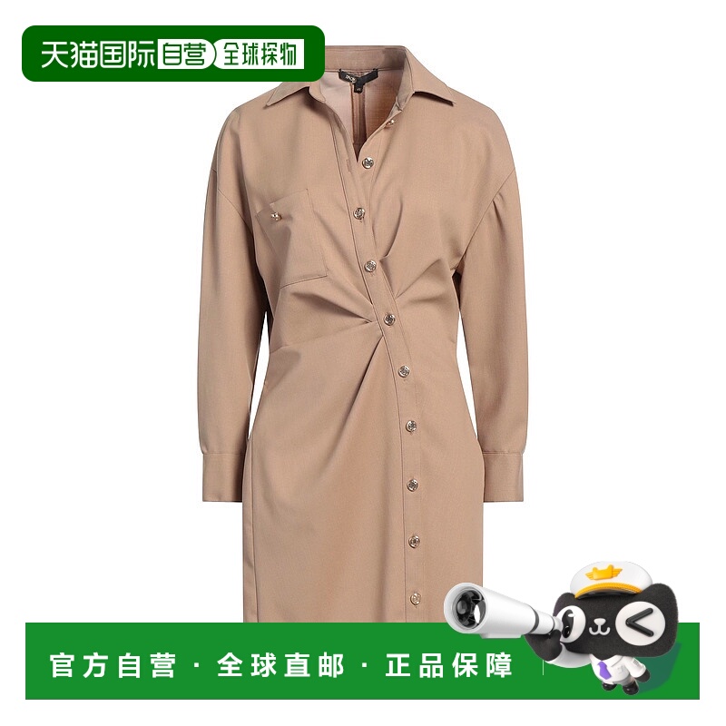 1h可退 香港直邮Maje 女士 Office 连衣裙 beige米色 舒适时尚
