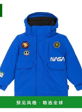 1h可退 香港直邮Molo 女童 Harding 大衣童装 blue蓝色 舒适时尚