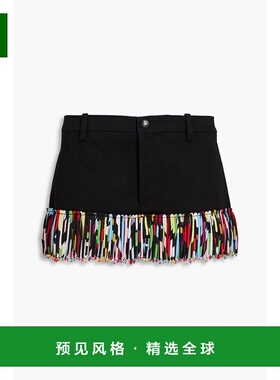 1h可退 香港直邮Emilio Pucci 璞琪 女士 流苏边短裤 3ERU063E601