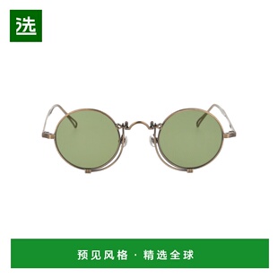 1h可退 香港直邮Matsuda 女士 古旧金色钛合金太阳眼镜 10601HSG