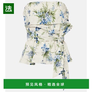 1h可退 香港直邮VERONICA BEARD 女士 无肩带束带棉质上衣抹胸