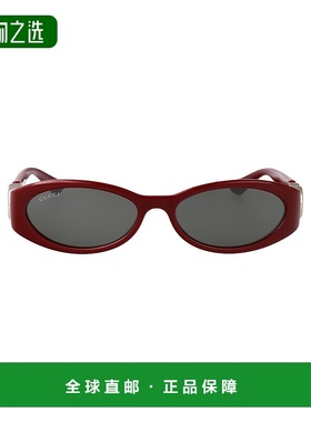 香港直邮Gucci 古驰 女士 几何太阳镜 GG1660S red红色 舒适时尚