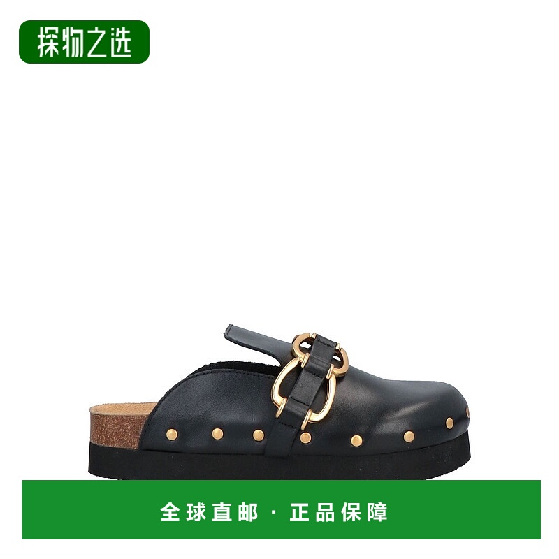 香港直邮Maje 女士 Mules 木屐 black黑色 舒适时尚