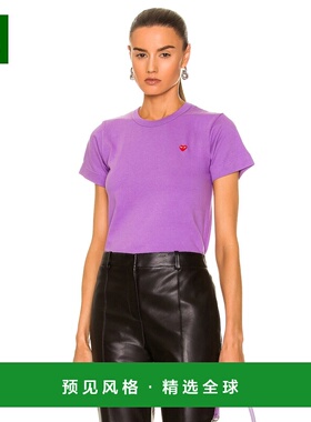 1h可退 香港直邮comme des garcons play 女士 小号红色心形T恤 A