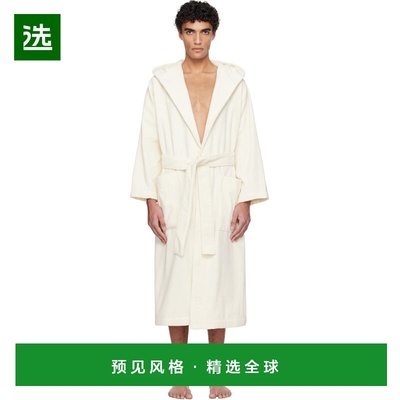 1h可退 香港直邮Tekla 男士 灰白色 Terry Hooded 浴袍 HBTH8