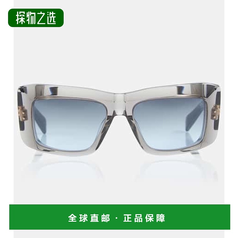 香港直邮Balmain 巴尔曼 女士 Envie 方形醋纤太阳眼镜 000734