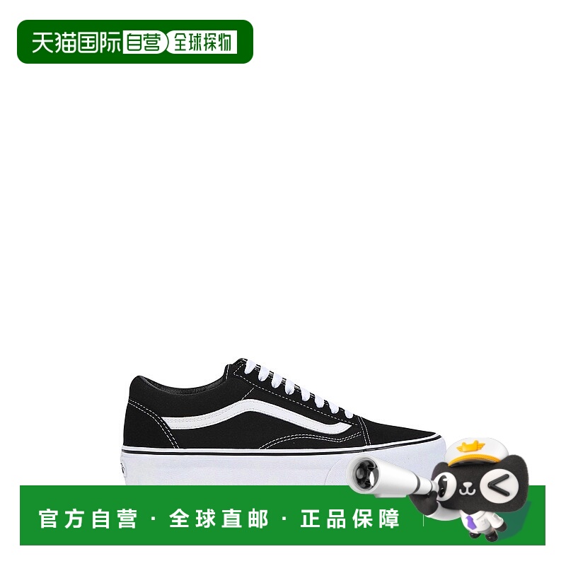 1h可退 香港直邮Vans 范斯 女士 运动鞋 black黑色 舒适时尚