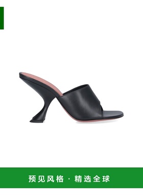 1h可退 香港直邮Amina Muaddi 女士 鞋跟黑色高跟鞋 14S364267TAY