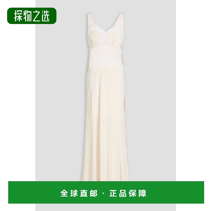 香港直邮VICTORIA BECKHAM 维多利亚·贝克汉姆 女士 真丝双绉凸