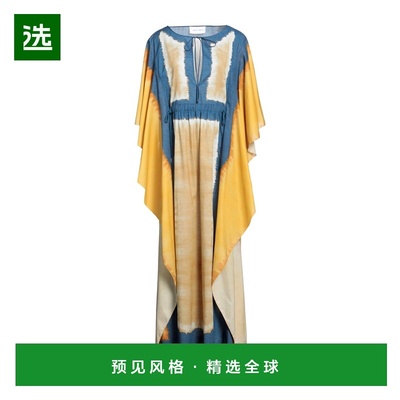 1h可退 香港直邮Alberta Ferretti 女士 长款连衣裙 yellow黄色