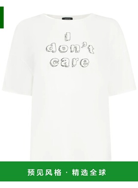 香港直邮R13 女士T恤 R13WK141137BX SS2026 白色 印花 T 恤短袖