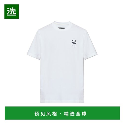 香港直邮RAG & BONE 男士T恤 SS2025 MBC25PT036HK36WHITE短袖