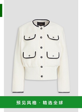 1h可退 香港直邮Maje 女士 花呢夹克 MFPBL00702ECRU beige米色