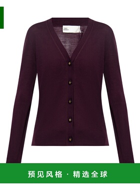 香港直邮Tory Burch V领开衫 146283羊毛长袖