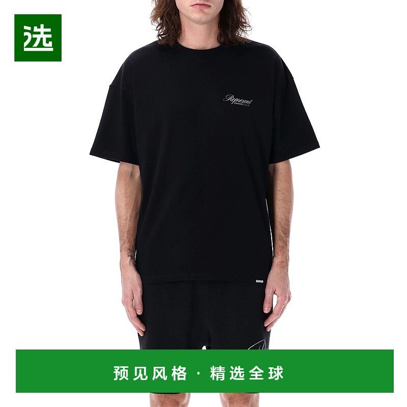1h可退 香港直邮Represent 男士 Owners Club Script T恤 OCM4120