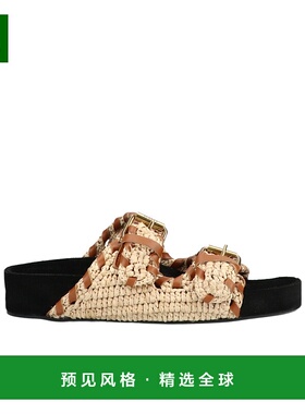 香港直邮Isabel Marant 圆头厚底拖鞋 SD0118FAC1B10S