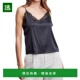 美国直邮 sundays Shay 1h可退 Camisole 黑色真丝弹力吊带背