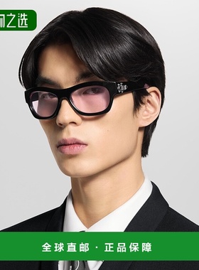 自营欧洲直邮LV路易威登 Frog系列男士玫瑰粉醋酸纤维方形太阳镜