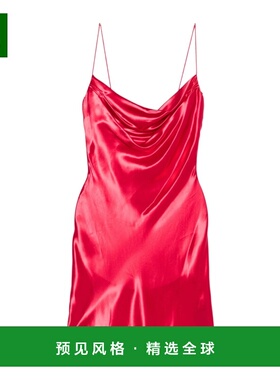 香港直邮BALMAIN 女士连衣裙 GF1R2480VI604PK SS2026 红色 Balma