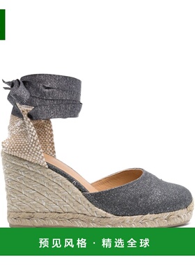 香港直邮CASTANER 女士凉鞋 CARINA80324289 SS2024 灰色 Lurex C