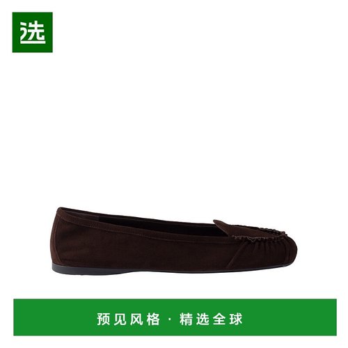 香港直邮Prada 圆头芭蕾舞鞋 1D192O008FDD05普拉达女鞋一脚蹬