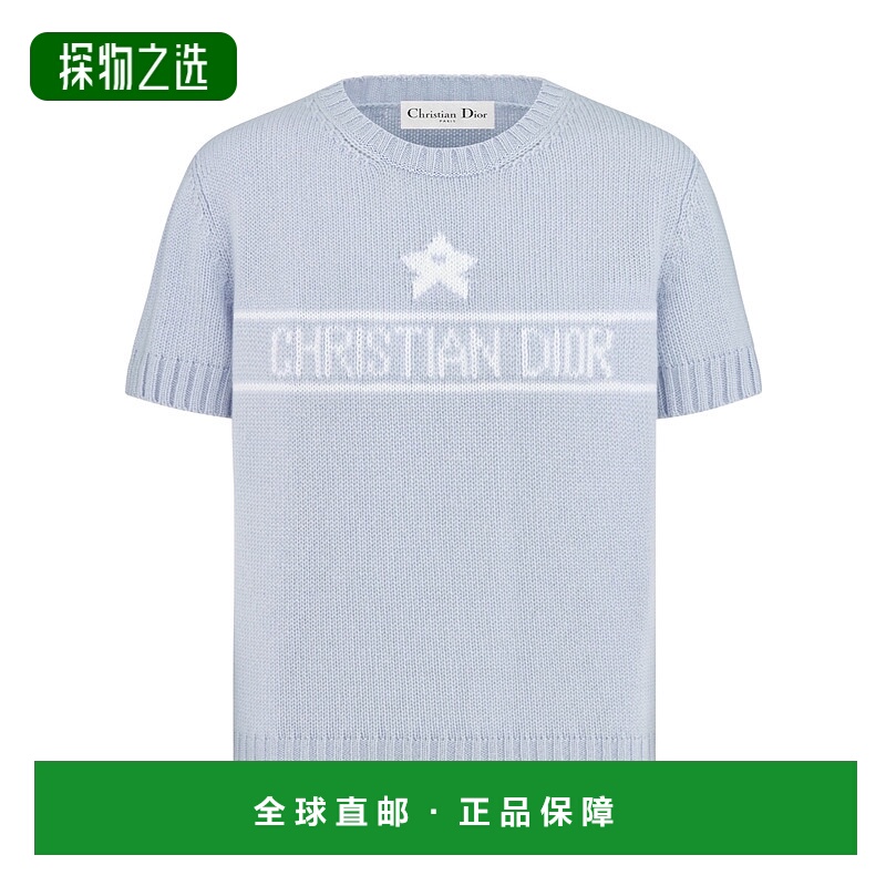 香港直邮Dior 圆领短袖毛衣 344S98AM003