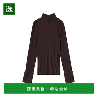 1h可退 【美国直邮】REISS女士毛衣长袖高领针织罗纹套头女装流行