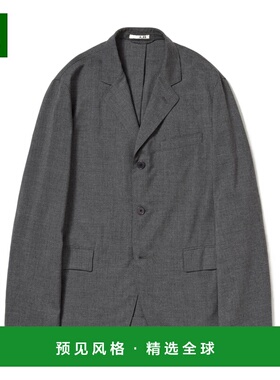 香港直邮AURALEE 男士西服 A26SJ01CP1035 SS2026 灰色 扭纹波拉