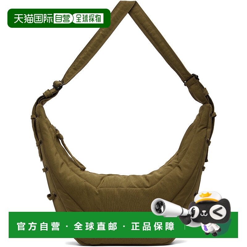 1h可退 香港直邮Lemaire 男士 卡其色中号 Soft Game 单肩包 BG00