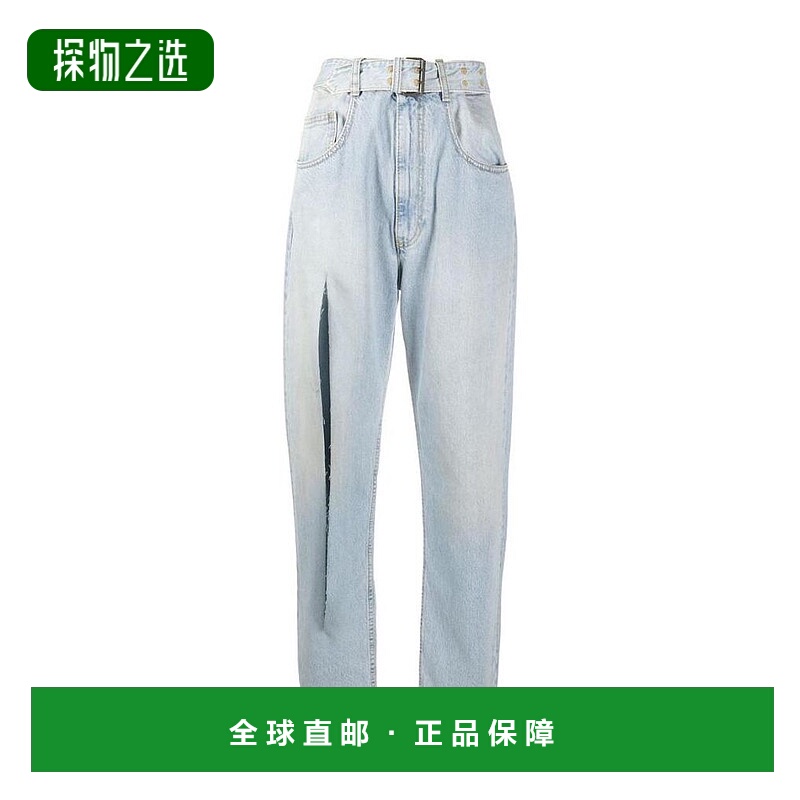 香港直邮Maison Margiela 腰带牛仔裤 S51LA0123S30617直筒裤