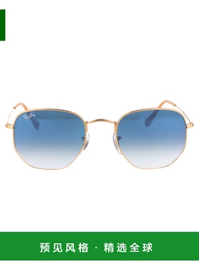 香港直邮RAY-BAN 女士太阳镜 0RB35480013F AW2024 金色 Hexagona