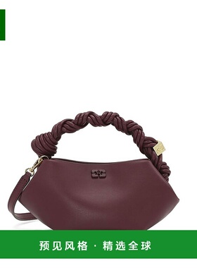 1h可退 香港直邮GANNI 甘尼 女士 徽标单肩包 A6947 red红色 舒适