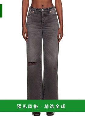 1h可退 香港直邮Our Legacy 女士 灰色 Treble Cut 牛仔裤 W4255T