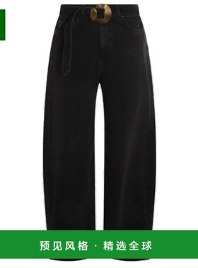 1h可退 香港直邮twin set 女士 雙排扣直筒牛仔褲 252TP2571S2082