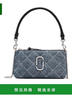 香港直邮Marc Jacobs 绗缝牛仔布Snapshot多功能单肩包 2P5SMN024
